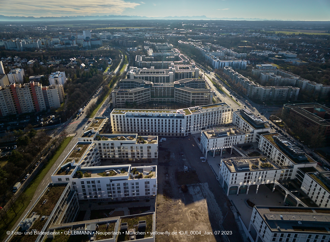 07.01.2023 - Umgebung in Neuperlach